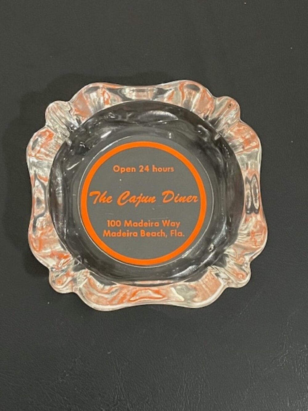 The Cajun Diner Madeira Beach Florida Ash Tray